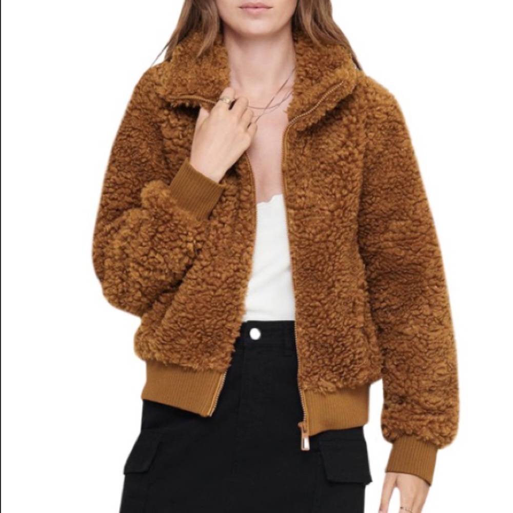 Sherpa bomber jacket like new